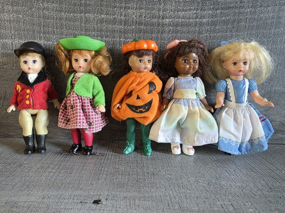 Lot of 5 Madame Alexander McDonald's Happy Meal Toy Dolls Halloween Alice G27